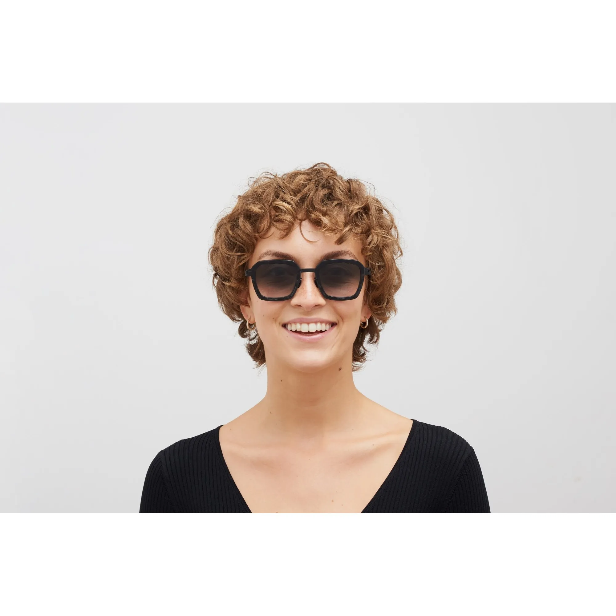   Mykita MISTY - A50-BK/BKH Nero/nero Avana | Occhiale Da Sole Unisex 